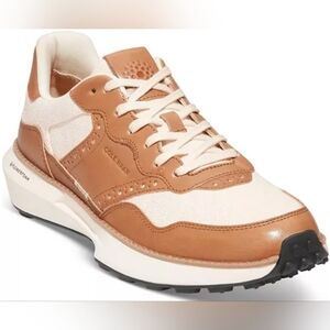 Cole Haan Men's Tan and Cream Sneakers
